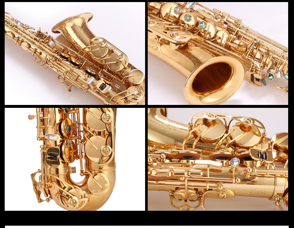 562AS金色中音薩克斯高清細節圖