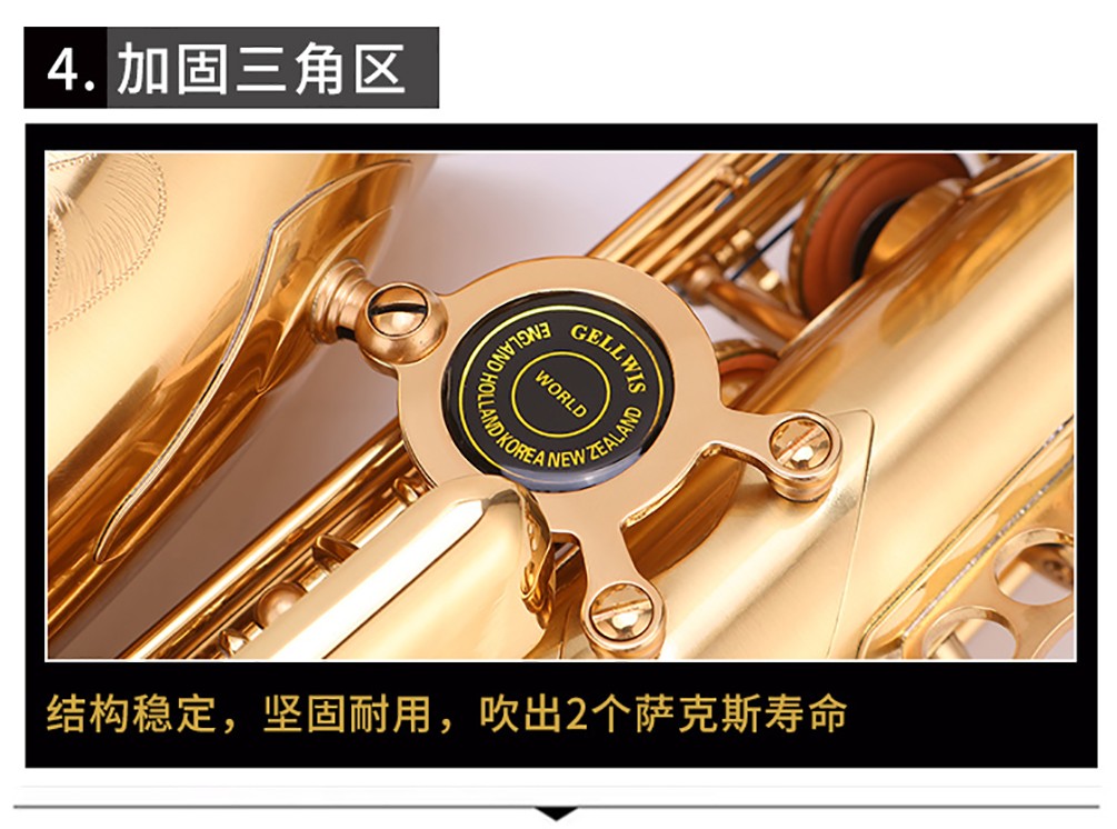 533AS沙金中音薩克斯三角區